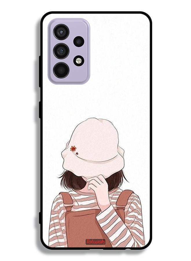 Tolwak غطاء حماية لجهاز سامسونج جالاكسي A52 5G مع وجه مخفي بواسطة قبعة - Image 1
