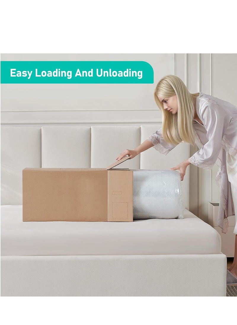 The Home Mart - Home Mart 3-Inch Single Gel Infused Memory Foam Mattress Topper, Cooling Bed Topper with Removable Cover, Soft & Pain Relief, Breathable, CertiPUR-US & Oeko-Tex Certified, 90x190 - Image 1