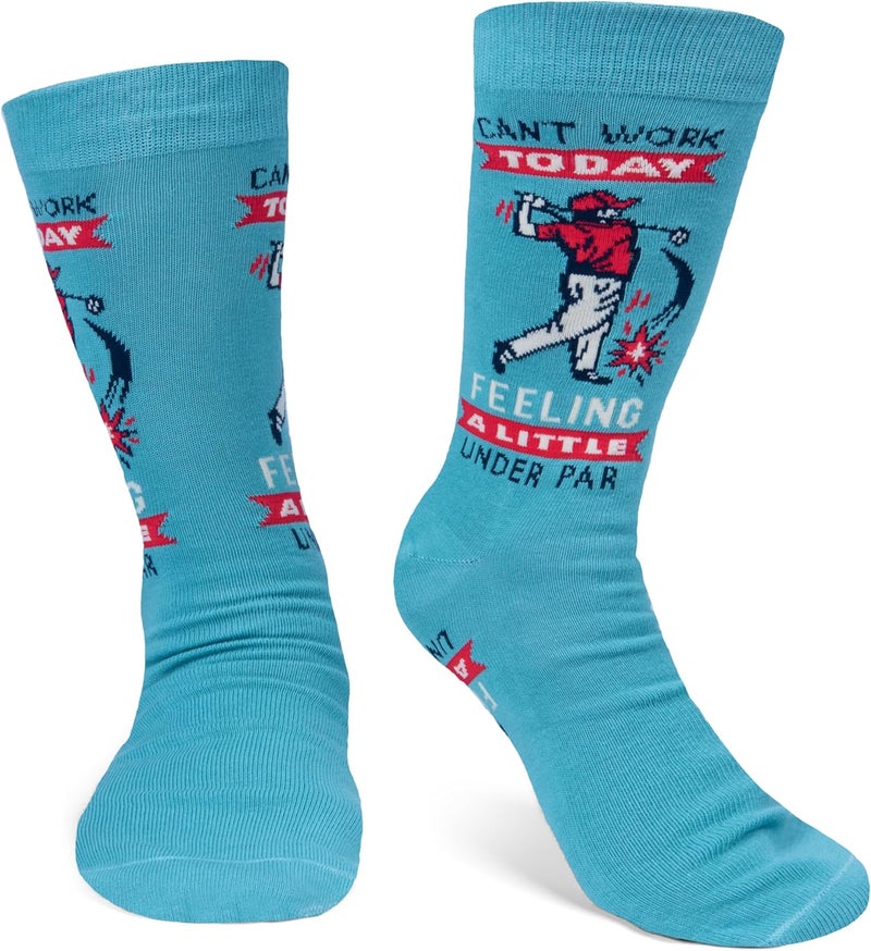 Lavley Funny Golf Socks - Fun gift for golfers - Unisex one size fits most - Great for birthdays or stocking stuffers - Image 3