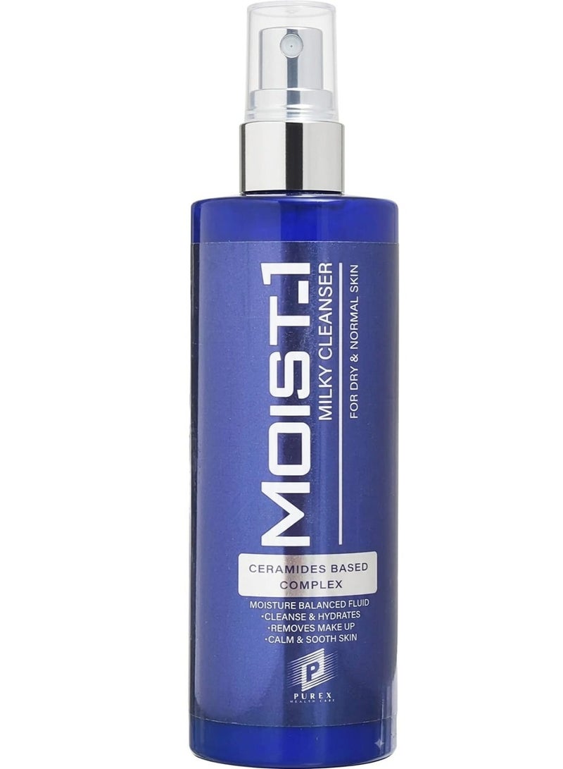 Moist-1 Milky Cleanser For Dry &Normal Skin 200 Ml (Packaging may vary) - Image 1