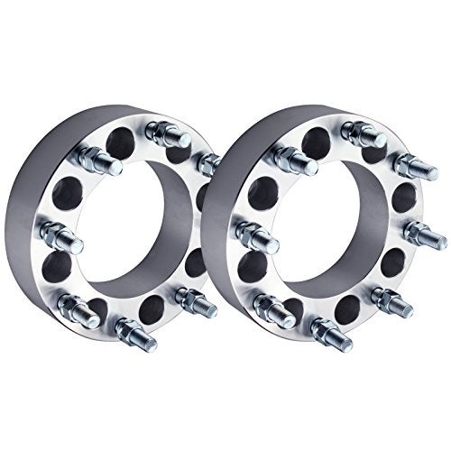 DCVAMOUS 2PC 8x6.5 to 8x180 Wheel Adapters 2 Inch with 14x1.5 Studs Compatible with Chevy GMC 8 Lug for 1999-2010 Silverado Sierra 2500 3500 HD | 2014-2021 RAM-2500 3500 (8x180 Rim on 8x165.1 Truck) - Image 1