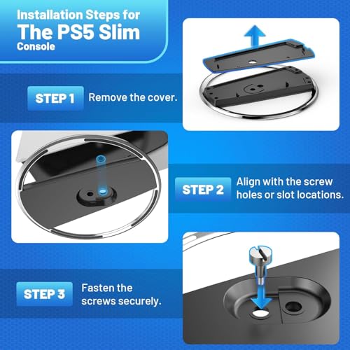 New World Vertical Stand for PS5 Consoles ,For PS5 fat and PS5 Slim ,For Playstation 5 Slim Base Accessories - Image 4