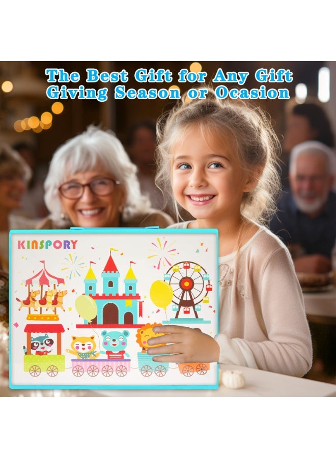 208 قطعة من مستلزمات الفن، مجموعة فنون الرسم للفتيات والفتيان والأطفال والمراهقين والفنانين، مجموعة فنية مع حامل ثلاثي الطيات، أقلام شمع، باستيل زيتي، كتاب تلوين، أقلام ملونة، مقص، ورق أوريغامي 40 ورقة - Image 4