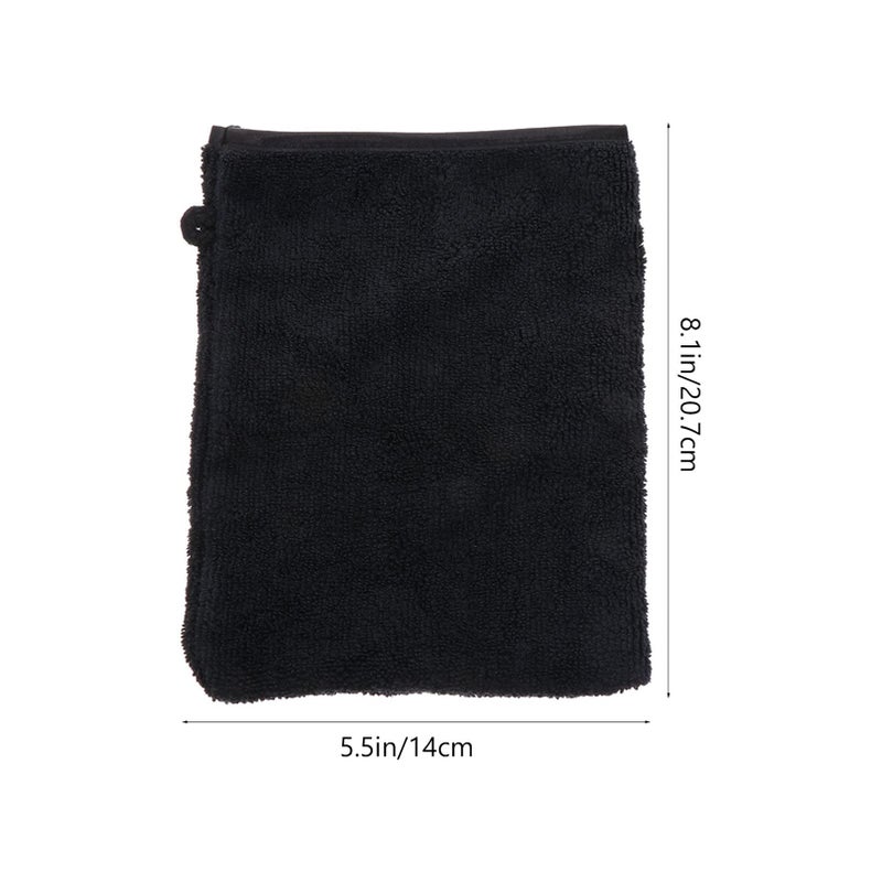 Microfiber Face Washing Mitts 3 Pack For Makeup Removal Sensitive Skin Travel Gloves - Image 3