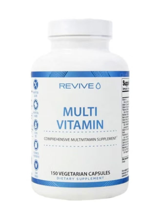 ريفايف متعدد الفيتامينات - يعزز صحة القلب والأوعية الدموية والجهاز العصبي مع العافية الشاملة - 150 كبسولة نباتية - Image 1