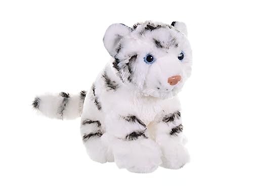Wild Republic White Tiger Plush Cuddlekins Mini Stuffed Animal Plush Toy Gifts for Kids 8 Inches - Image 1