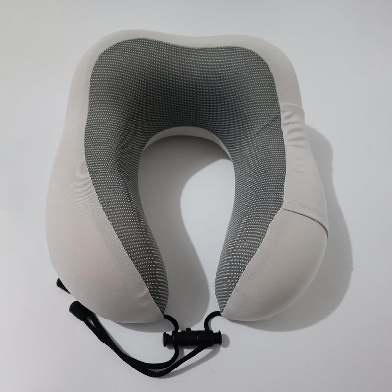jidachuang Travel Pillow for Airplanes Memory Foam Neck Pillow for Traveling for Adult (C-Grey) - Image 3