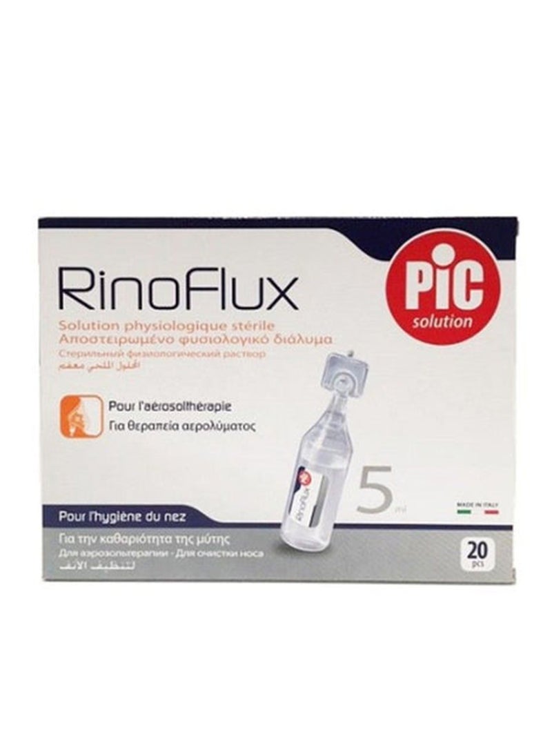 PIC Rinoflux Saline Solution 5Ml 20S 