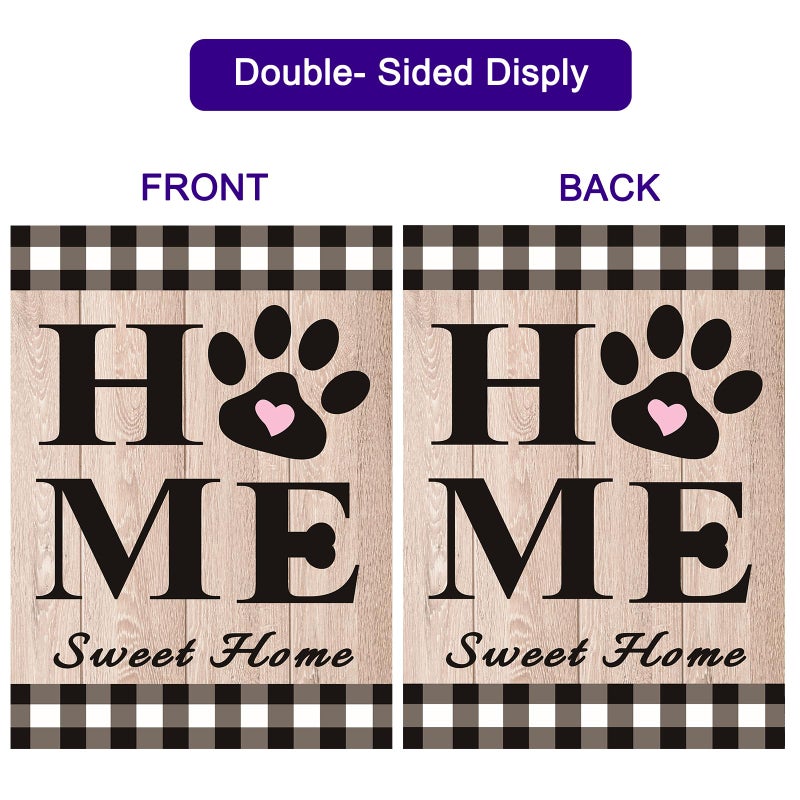 CDLong Dogs Theme 12PCS seasonal garden flags Double Sided 12 x 18 Inch Yard Flags, Small Garden Flags for Outsideï¼ŒChristmas Fall Valentine's Halloween Outdoor Flags, Holiday Garden Flags for All Seasons - Image 3