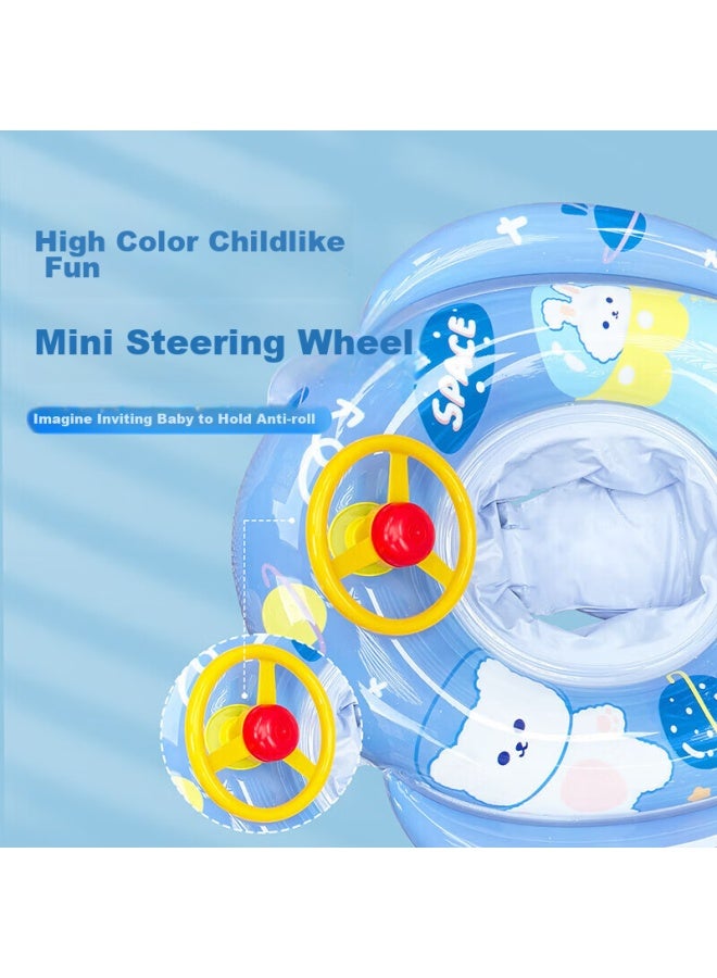 YouYou You Swimming Ring For Children, Thickened Anti-rollover Life Buoy, For Boys And Girls, Baby Swimming Seat Ring 90116, Alien Monster - Image 4