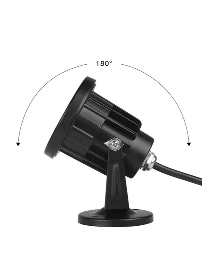 أضواء الجدار في الهواء الطلق IP65 للماء 7W أسود الحديثة LED أضواء المناظر الطبيعية الجدار الشمعدانات مصباح مع غطاء الألومنيوم للفناء الخارجي 12V الجهد المنخفض منزل حديقة الحديقة فناء مسار الديكور - Image 3