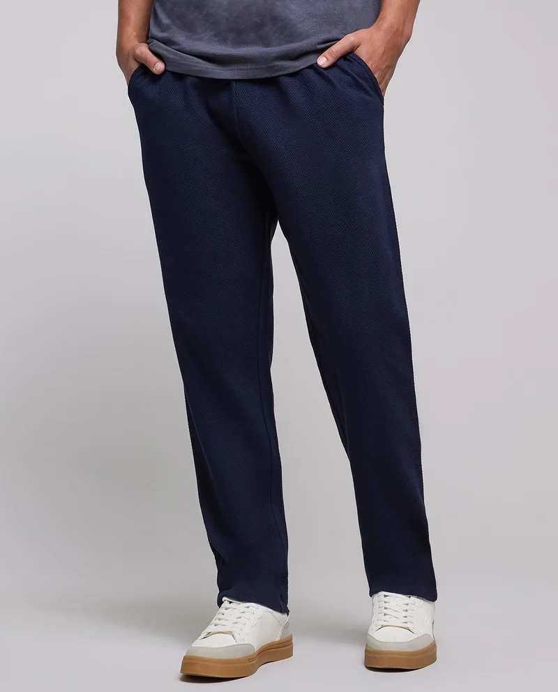 R&B Solid Lounge Pants with Drawstring Waist