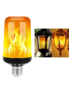 General E27 Gravity Sensor LED Flame Bulbs for Parties, Porches, Terraces, Interior & Outdoors, 4 Packs  - Image 1