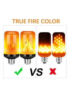 General E27 Gravity Sensor LED Flame Bulbs for Parties, Porches, Terraces, Interior & Outdoors, 4 Packs  - Image 2