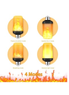 General E27 Gravity Sensor LED Flame Bulbs for Parties, Porches, Terraces, Interior & Outdoors, 4 Packs  - Image 3