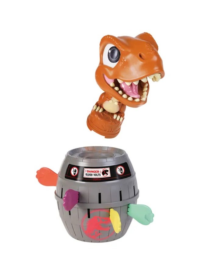 TOMY - TOMY Pop Up Trex Classic Children's Action Game, Family & Preschool Kids Game, Jurassic World Games, Action Game for Children 4, 5, 6, 7, 8 Year Old Boys & Girls & Adults - Image 1