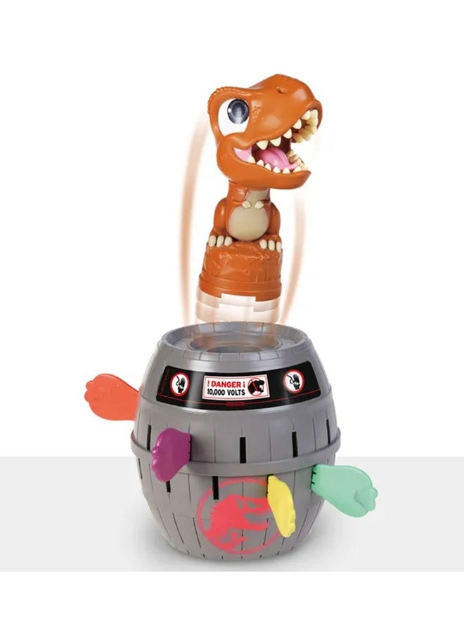 TOMY - TOMY Pop Up Trex Classic Children's Action Game, Family & Preschool Kids Game, Jurassic World Games, Action Game for Children 4, 5, 6, 7, 8 Year Old Boys & Girls & Adults - Image 1