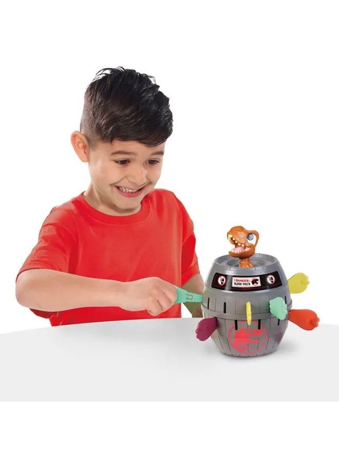 TOMY - TOMY Pop Up Trex Classic Children's Action Game, Family & Preschool Kids Game, Jurassic World Games, Action Game for Children 4, 5, 6, 7, 8 Year Old Boys & Girls & Adults - Image 1
