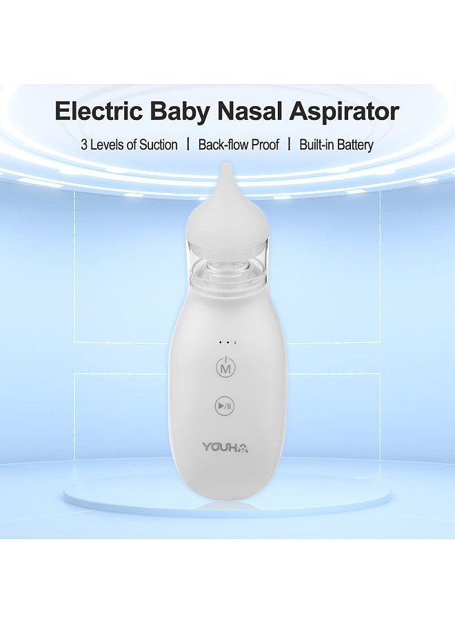 YOUHA - YOUHA Q2 Electric Baby Nasal Aspirator Nose Cleaner Nose Sucker with Extra Aspirator Tip 3 Levels of Suction for Newborn Infants Toddler - Image 1