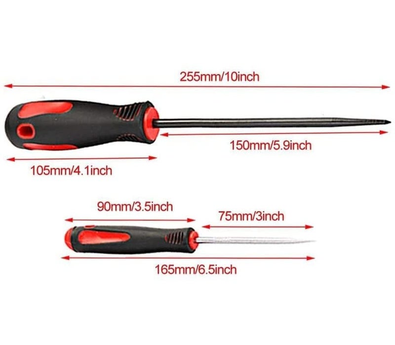 VENEKETY 9Pcs Precision Scraper Scraping Hose Removal Puller Hook and Pick Set for Automotive and Electronic Tools - Image 2