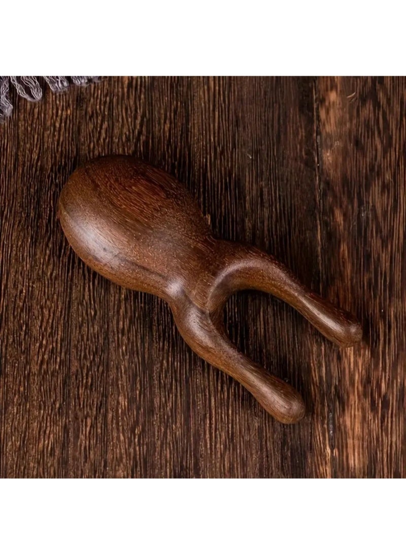 إسكدنيا 2 قطعة عبارة عن عصا التدليك بالضغط الانعكاسي و اداة خشبية وظيفتها تدليك الرأس و الوجه و العينين و الانف و الذقن و الاذنين و الاصابع ايضا استخدام عصا التدليك على نقاط الضغط التدليك الانعكاسي ( الريفل - Image 4