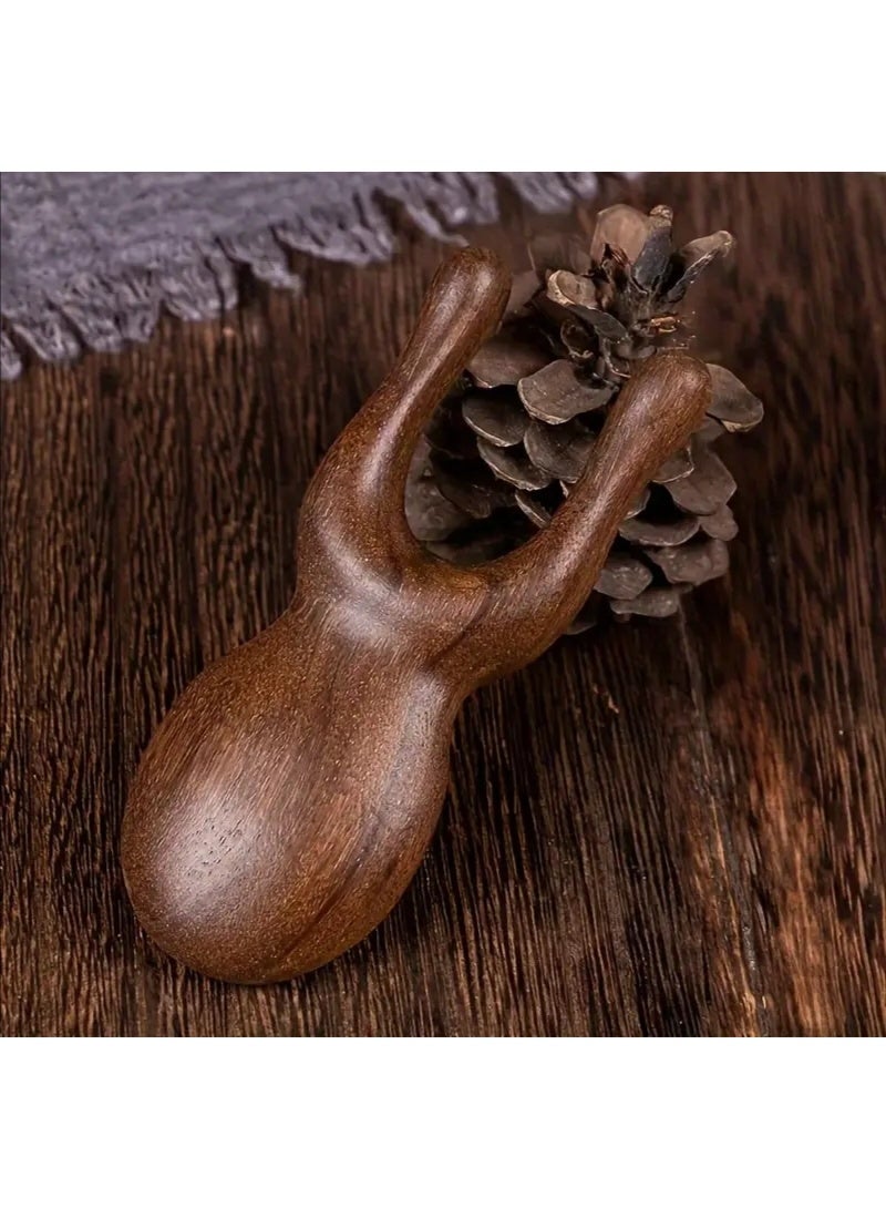 إسكدنيا 2 قطعة عبارة عن عصا التدليك بالضغط الانعكاسي و اداة خشبية وظيفتها تدليك الرأس و الوجه و العينين و الانف و الذقن و الاذنين و الاصابع ايضا استخدام عصا التدليك على نقاط الضغط التدليك الانعكاسي ( الريفل - Image 5