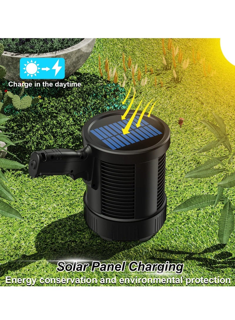 Rechargeable Spotlight 100000 Lumens Led Spot Lights Handheld Large Flashlight Super Bright Outdoor Solar Spotlights Searchlight with Cob Light 6 Modes IPX5 Waterproof - Image 5
