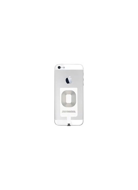 iPhone 5 Wireless Charging Receiver 5V 800mAh Wireless Charger Adapter Plug and Play Fast Charging Qi Receiver