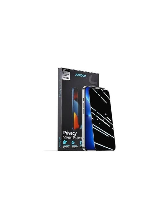 Generic - Tempered Glass Screen Protector for iPhone X  Clear/Blac   JR-PF903 - Image 1