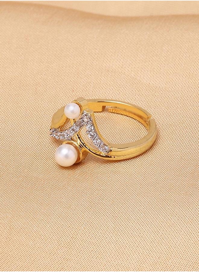 VOYLLA Voylla Gold-Plated Brass Ring  - Image 1