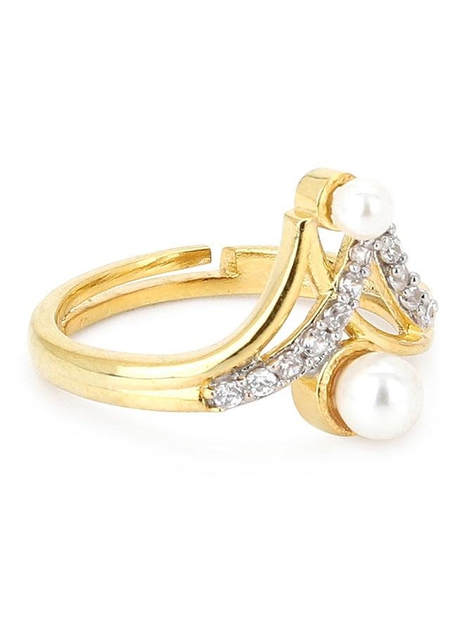 VOYLLA Voylla Gold-Plated Brass Ring  - Image 2
