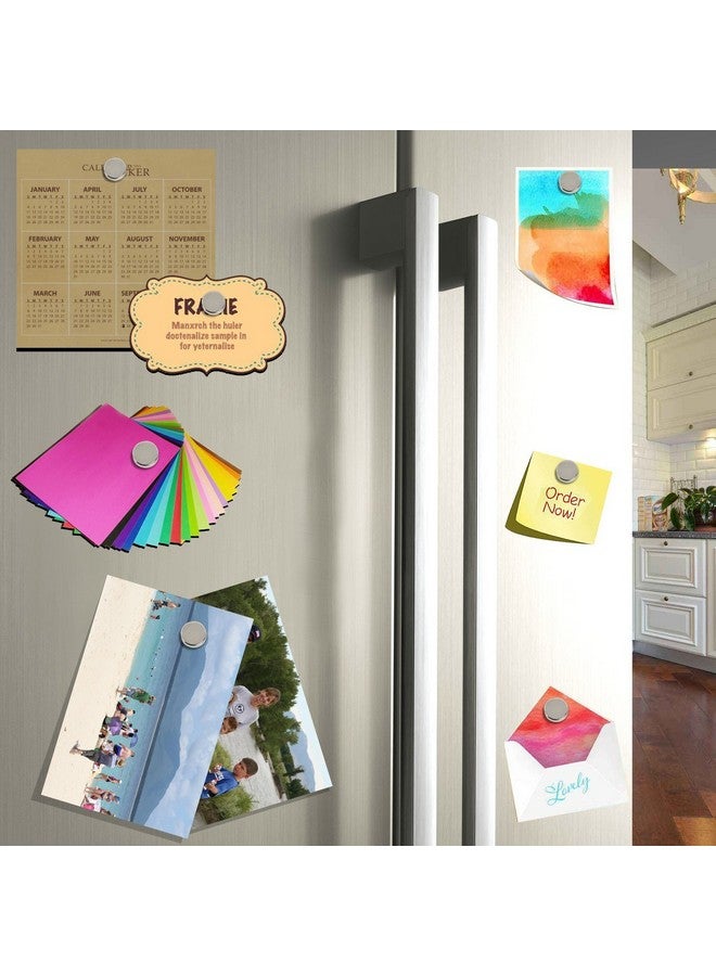 Linlinzz 40pcs Small Round Refrigerator Magnets - Mini Craft Magnets for Whiteboard, Dry Erase Board in Home, Kitchen, School  - Image 4