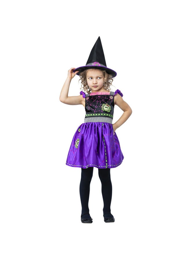 Smiffys Stitch Witch Costume, Dress And Hat - Image 1