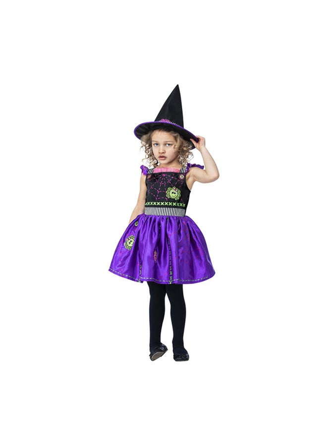Smiffys Stitch Witch Costume, Dress And Hat - Image 2