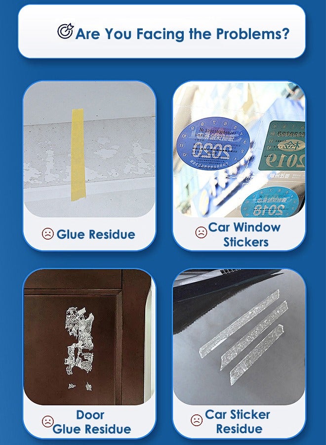 100ml Adhesive Remover Cleaner Spray for Removing Decals Stickers Tape Labels Glue Residue on Vehicles Boats RVs Brick Concrete Wall Window Furniture and More - Image 2