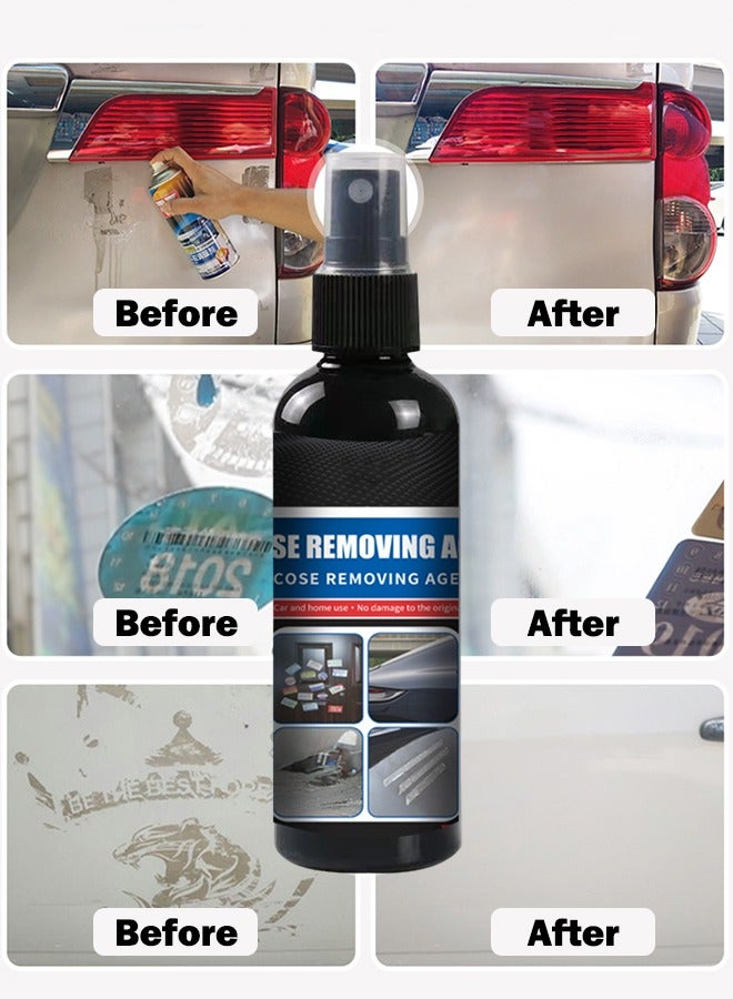 100ml Adhesive Remover Cleaner Spray for Removing Decals Stickers Tape Labels Glue Residue on Vehicles Boats RVs Brick Concrete Wall Window Furniture and More - Image 5