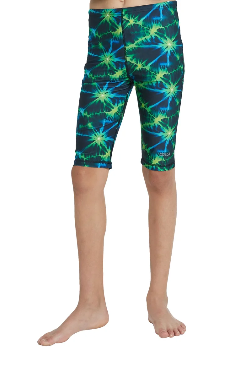 COEGA SUNWEAR COEGA Boys Youth Swim Jammers - Nero Green Tie Dye