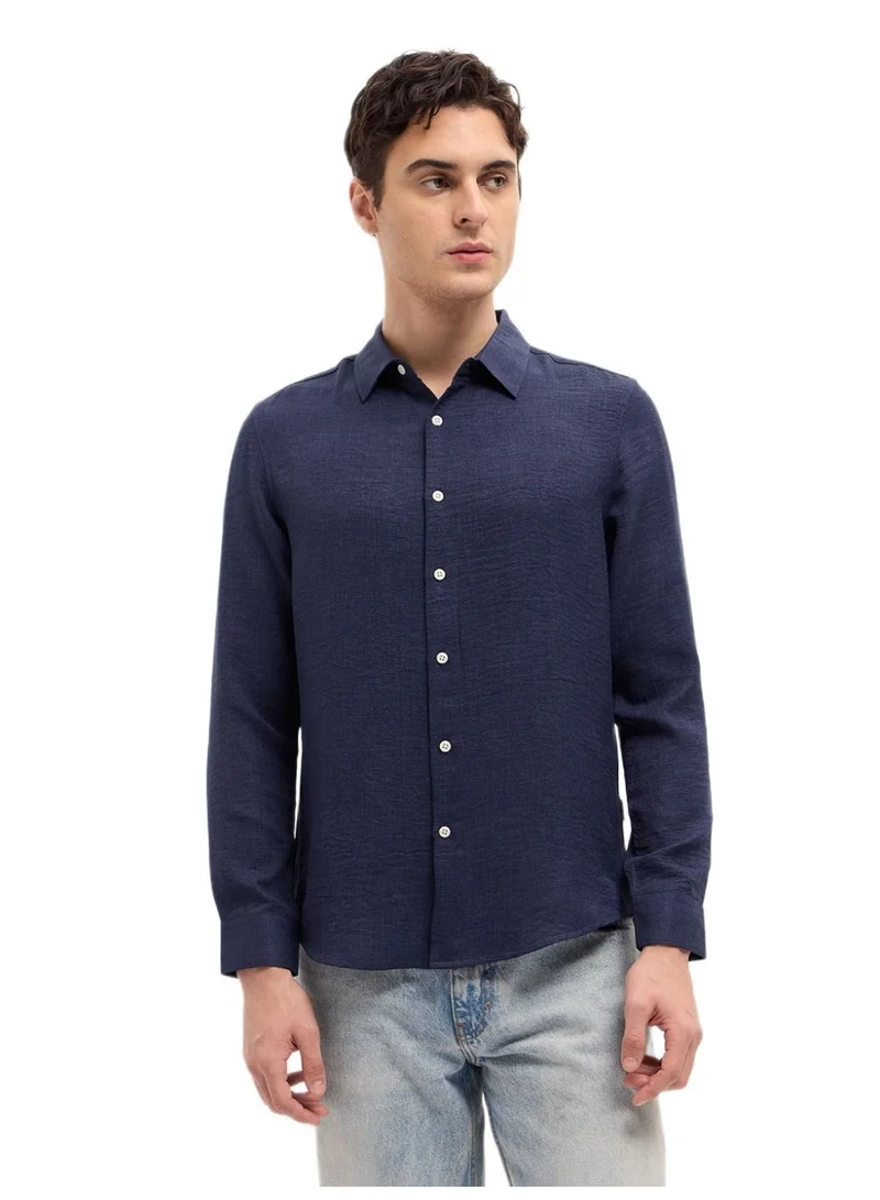 THE BEAR HOUSE  Men’s Long Sleeve Shirt – Classic, Comfortable and Stylish Essential for Work, Travel or Casual Outings for Men | Best Price UAE
