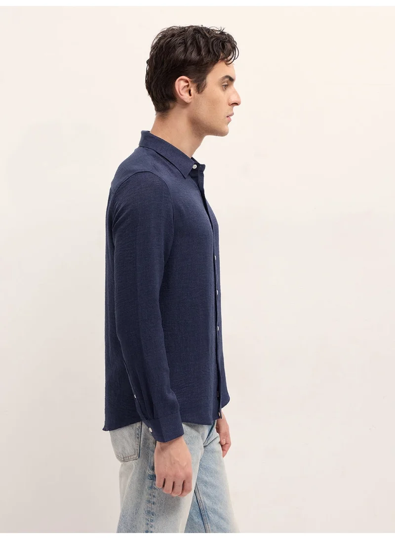 THE BEAR HOUSE  Men’s Long Sleeve Shirt – Classic, Comfortable and Stylish Essential for Work, Travel or Casual Outings for Men | Best Price UAE