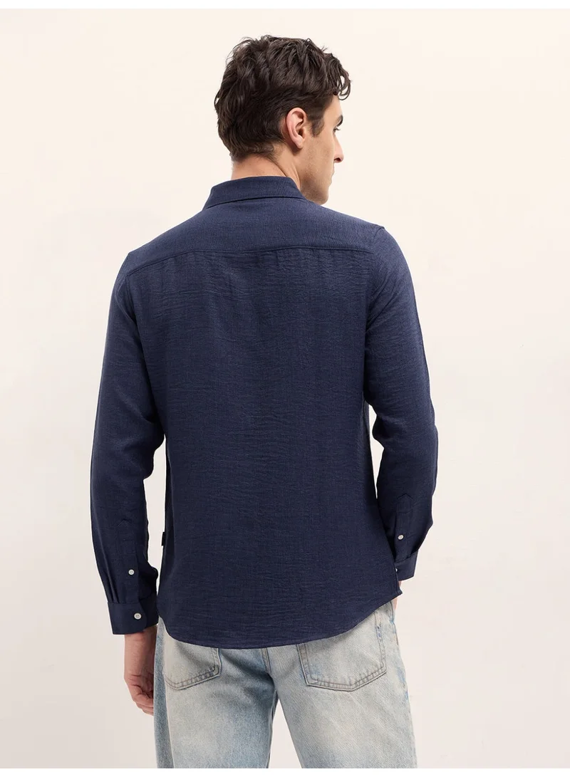 THE BEAR HOUSE  Men’s Long Sleeve Shirt – Classic, Comfortable and Stylish Essential for Work, Travel or Casual Outings for Men | Best Price UAE