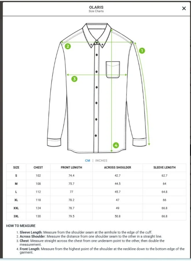 THE BEAR HOUSE  Men’s Long Sleeve Shirt – Classic, Comfortable and Stylish Essential for Work, Travel or Casual Outings for Men | Best Price UAE