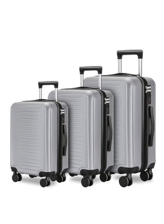 Wemart 3-Piece Luggage Sets (20", 24", 28"), Premium Expandable Carry-on Luggage, ABS+PC Hard Shell Travel Luggage Suitcase with Spinner Wheels, Carry on Luggage Set Silver - pzsku/ZF9FB8D2EFF0057FE58D0Z/45/_/1739930904/1cc589e4-f600-4c87-93c4-1dff3e3db2eb