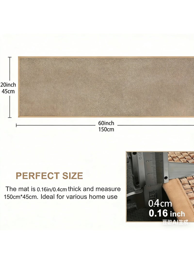 Kitchen Mat Large 150cmx 45cm, Anti-Skidding Rubber Grip, Washable, Oil and Water resistant for Kitchen, Hallway,Laundry Room - Image 5