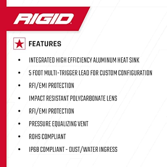 RIGID Industries Tail Light Blue Chase Industries 90144 Blue Large - Image 4