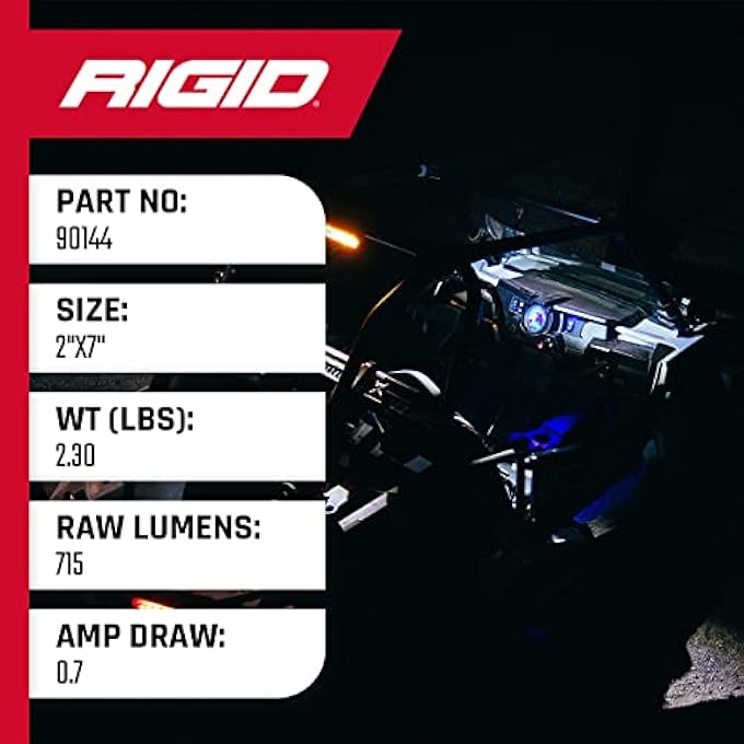 RIGID Industries Tail Light Blue Chase Industries 90144 Blue Large - Image 5