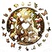 AEEKDOOK Wooden Puzzle Couple Cat Wood Puzzles Adult Unique Animal Shape Wood Jigsaw Puzzles Birthday Gifts for Cat Puzzle Lovers Family 114 113in200 Pieces - Image 4