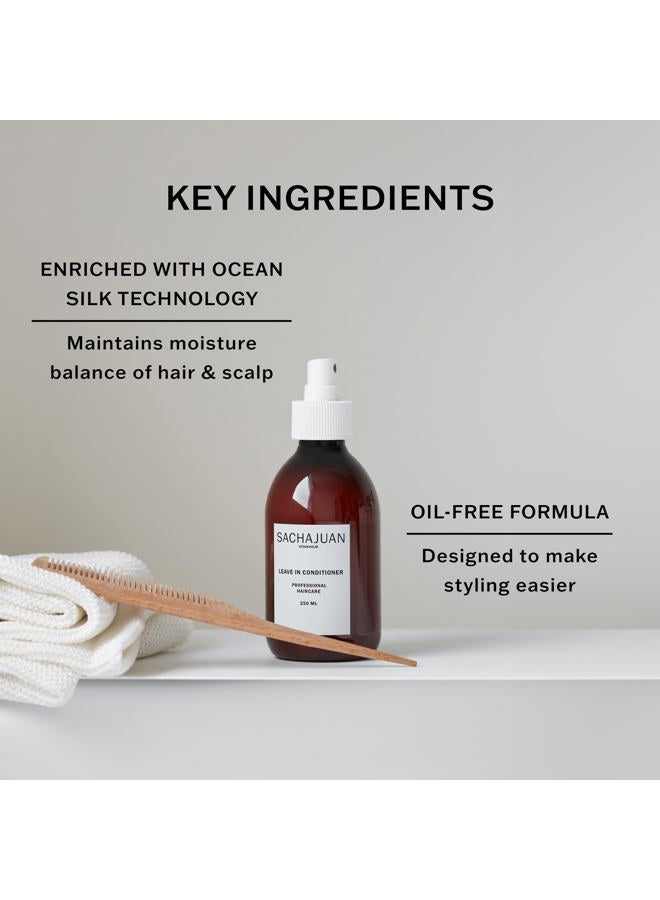 Sachajuan Leave In Conditioner - Ocean Silk Technology - Moisturize, Soften and Strengthen Hair, 250 ml - Image 4