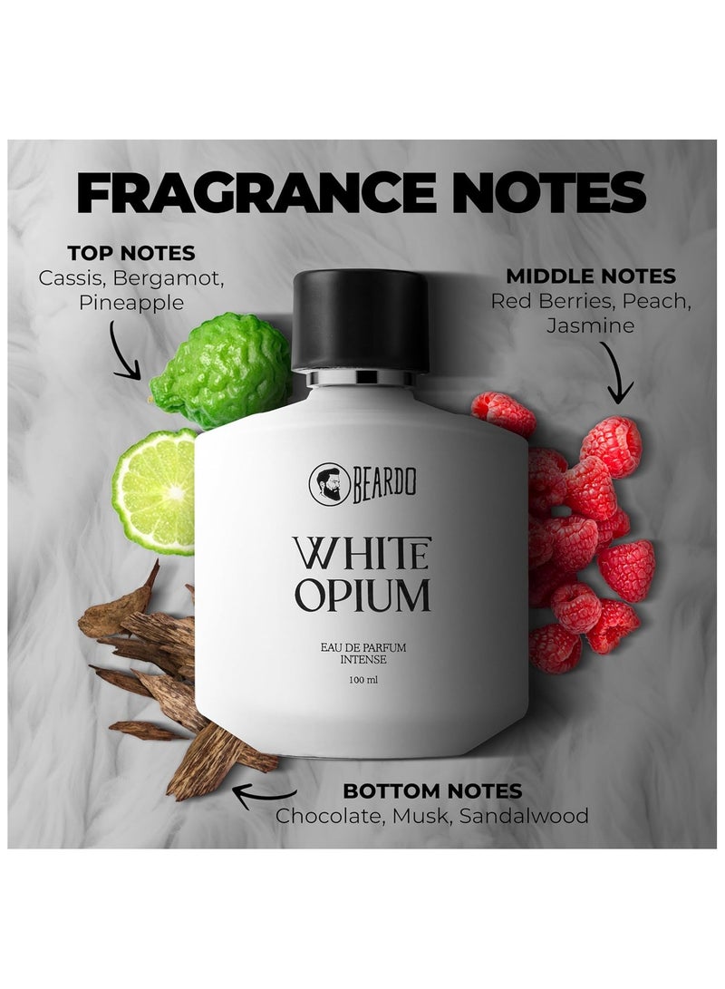 BEARDO White  Perfume EDP 100ml White Perfume For Men, 100Ml | Fresh Zesty Scent Eau De Parfum | Long Lasting Mens Perfume | Best Date Night Fragrance Body Spray - Image 3