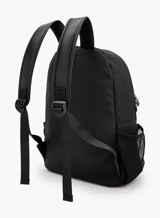 Missy BLACK Solid Backpack With Front Pocket for Women | Best Price UAE