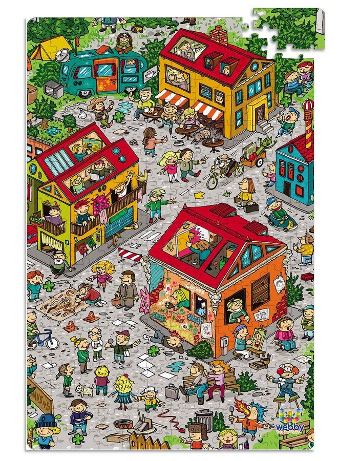Webby Kids City Life Illustration Jigsaw Puzzle, 252 Pieces - Image 3